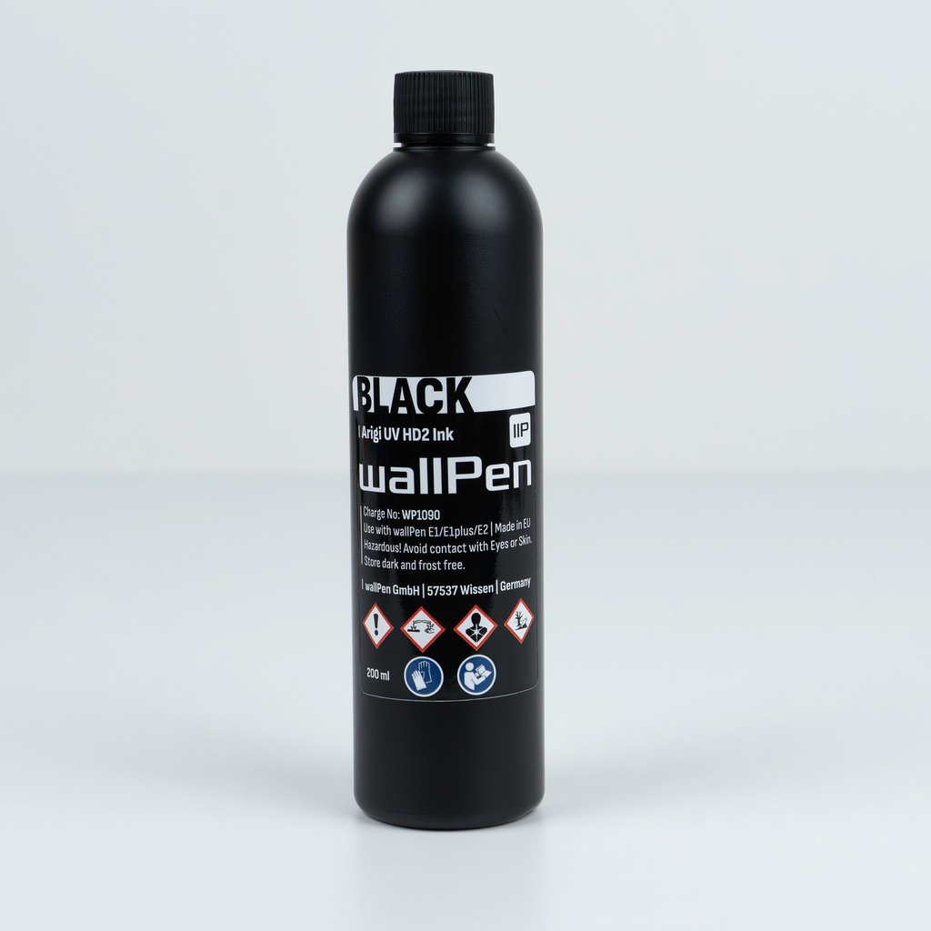 [60-0024] wallPen UV-inkt - 200 ml (zwart)