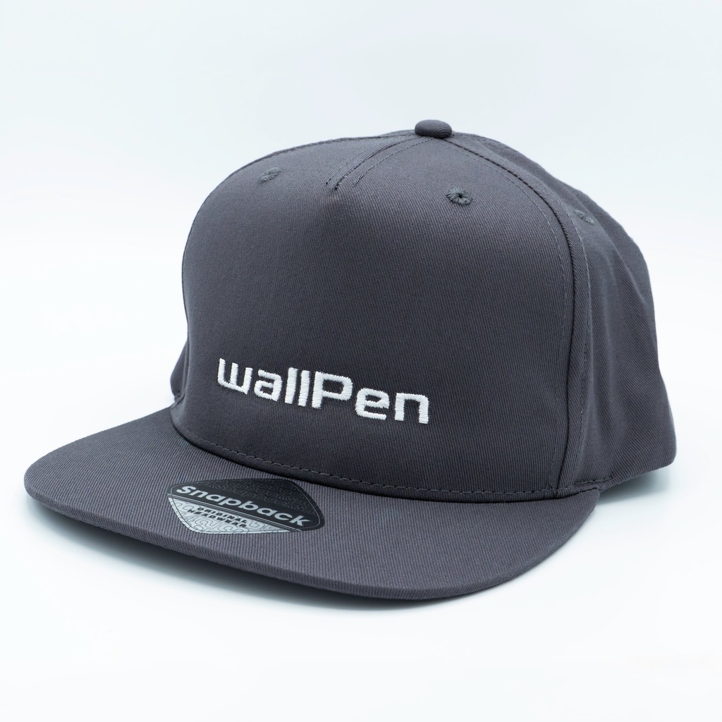 wallPen Snapback Cap antraciet